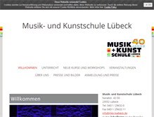 Tablet Screenshot of mks-luebeck.de